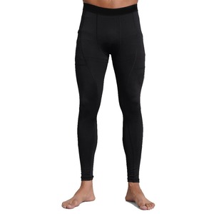 OEM ODM personalizado hombres de secado rápido poliéster Fitness pantalones de compresión deportes correr Leggings atléticos para hombres entrenamiento - Product Image 1