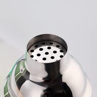 Mini shakers à cocktail en acier inoxydable pour outils de bar, passoire intégrée étanche pour barman, 500ml en vrac, logo personnalisé, vente en gros