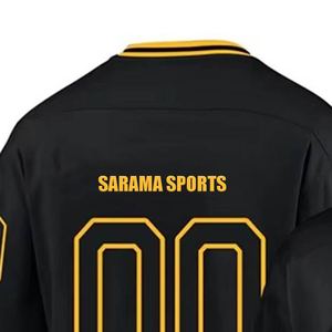 Jersey de hockey sobre hielo para hombre, suéter deportivo, letras cosidas, números, camisetas de hockey sobre hielo, 100% poliéster, transpirable, estampado personalizado - Product Image 6