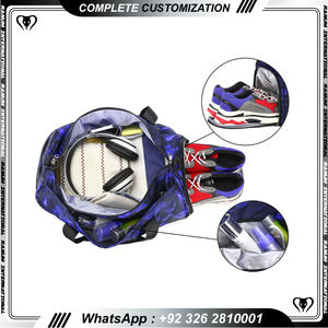 Offre Spéciale unisexe grand sac polochon étanche pour la salle de sport et les voyages motif personnalisé fermeture à glissière multifonctionnel pour le sport de football - Product Image 6