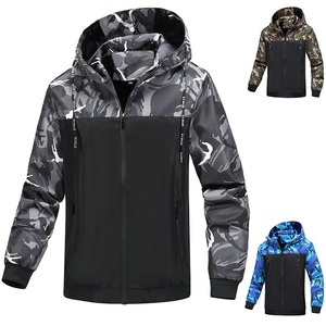 Vestes de camping durables de style camouflage pour hommes, vestes tactiques d'extérieur, veste softshell, vêtements imperméables, imprimé jungle 2026 - Product Image 3