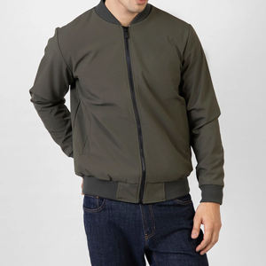 Blousons Bomber matelassés coupe-vent zippés respirants pour l'extérieur avec doublure matelassée et empiècements sur le devant – Fabrication OEM - Product Image 5