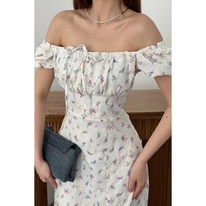 Vestido Floral Lila de Verano - Lila - Product Image 4
