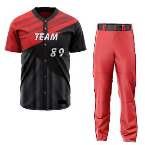 Tenue de baseball et softball pour hommes, grande taille, anti-transpiration, infroissable, matériau durable, logo personnalisé, respirante – Meilleures ventes - Product Image 1
