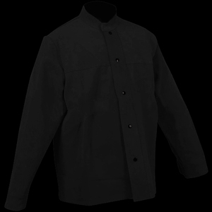 Chaqueta de soldadura, equipo de protección profesional con ajuste ajustable, chaqueta de soldadura, combinación de cuero y algodón, ropa de seguridad - Product Image 6