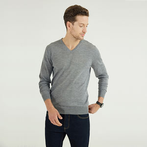 Manufacturer Custom OEM <b>Men's</b> 100% Wool Pullover Sweater Knitted Crew <b>Neck</b> Knitwear <b>Jumper</b> For <b>Man</b> - Product Image 4