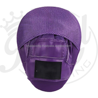 Pads de frappe en cuir véritable pour la boxe et le kickboxing avec coutures robustes, utilisation longue durée pour le MMA, le Muay Thai et la boxe.