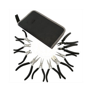 Mini Jewelry Making Tool <b>Set</b> With <b>Pliers</b> Compact Beading Kit Portable Hand Tools For DIY Jewelry Design Repair And Crafting - Product Image 1