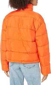 Chaquetas acolchadas tejidas acolchadas sólidas para mujer, abrigos cortos de burbujas, bombardero de Invierno para mujer, tallas personalizadas, forro de nailon para mujer - Product Image 4