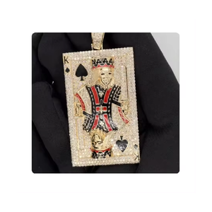 Pendentif en diamant véritable de la collection Hip Hop de haute qualité pour les bijoux à but cadeau disponibles à un prix abordable depuis l'Inde - Product Image 2