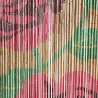 100% écologique Rose bambou perlé rideau pour fenêtre porte couverture chambre diviseur nuances maison hôtel station décoration
