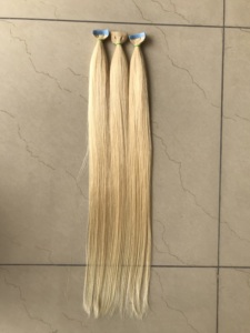 100% sin procesar de la cutícula alineados Natural camboyano del pelo del templo indio recto 613 Color cinta en extensiones de cabello humano - Product Image 3