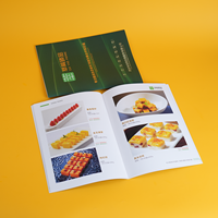 Reliure de point de selle de livre de Menu de Logo personnalisé direct d'usine prête pour la commande en gros faite papier Offset de carton ondulé