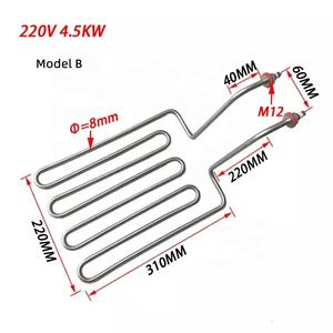 Elemento Calefactor Tubular Personalizado para <span class=keywords><strong>Freidora</strong></span>, Repuestos para Freidoras - Product Image 3