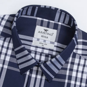 Aristino <b>Men's</b> Casual Striped <b>Shirt</b> 50% Bamboo 50% Polyester Garment Dyed Full Sleeve 220g In-Stock Hot Seller - Product Image 2