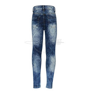 Los pantalones vaqueros ligeros con lavado ácido más vendidos, transpirables, rectos, estilo informal - Product Image 2