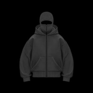 Sudadera con Capucha de Invierno Personalizada de Doble Capa, Sudadera con Capucha de Forro Polar Grueso con Cremallera para Hombre, 100% Algodón - Product Image 6