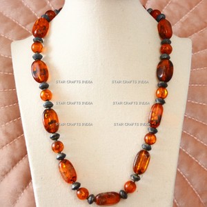 Lujo hecho a mano Arabia Saudita árabe venta al por mayor resina ámbar personalizado nombre collar 10mm 51 cuentas de oración Islámica - Product Image 5