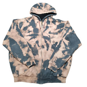 Precio al por mayor logotipo personalizado hombres cremallera ácido lavado sudaderas con capucha superventas peso ligero hombres cremallera lavado Sudadera con capucha con servicios OEM - Product Image 1