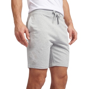 กางเกงขาสั้นผู้ชายสไตล์ลำลอง ผ้าฝ้ายผสมโพลีเอสเตอร์ ฟลีซ 220gsm ด้านหน้าเนื้อนุ่ม สวมใส่สบาย เหมาะสำหรับออกกำลังกายและสตรีทแวร์ รับผลิตตามแบบ OEM แบรนด์ส่วนตัว โรงงาน - Product Image 3