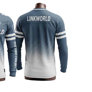 Maillot de hockey sur glace personnalisé respirant de haute qualité Design de mode en gros votre propre logo OEM 100% polyester séchage rapide unisexe - Product Image 3