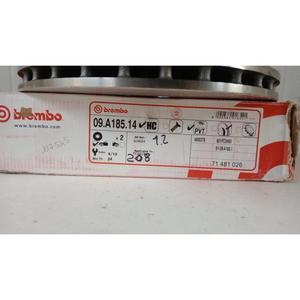 PAR DE DISCOS DE FRENO DELANTEROS PEUGEOT Serie 208 (19>) 09A185.14 Gasolina - Product Image 4