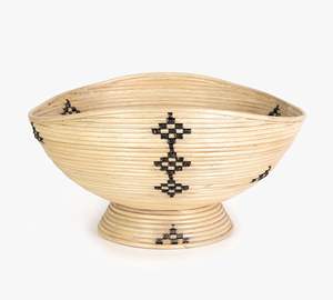 Cuencos clásicos de ratán para decoración, vajilla de material natural hecha a mano de Vietnam, venta al por mayor de fábrica de alta calidad - Product Image 1