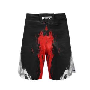 Pantalones Cortos de MMA Blancos de Diseño Personalizado GREEN HILL, Ropa de Poliéster Elástico para Grappling y BJJ para Gimnasio, Sublimados (10535) - Product Image 4