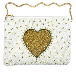 Sac à main carré léger personnalisable, luxueux, brodé à la main avec des perles - Product Image 3