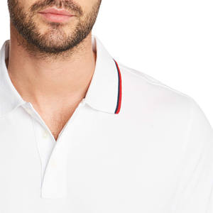 เสื้อโปโลผู้ชายหรูหราอเนกประสงค์สีพื้นผ้าพรีเมียมทันสมัยสำหรับธุรกิจ - Product Image 4
