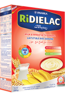 VINAMILK-RiDielac-Alimentos para bebés-Leche de trigo con sabor a plátano-Alta calidad 250g X 12 Cajas por cartón GMP HALAL ISO BRC FSSC