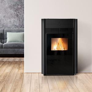 Poêle à granulés intérieur autoportant de qualité supérieure à l'aspect moderne et élégant - Product Image 4