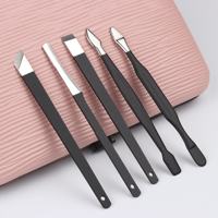 Ensemble complet d'outils de manucure et de pédicure en acier inoxydable, 18 pièces, couleur personnalisée, accessoires pour ongles, étiquette privée, ensemble de manucure et de pédicure