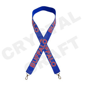 Hogs Correas de bolsa de cuentas de semillas de oro blanco personalizadas 'Hook Em Horns' Accesorio de moda Correa de monedero con cuentas - Product Image 5