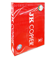 Papel JK tamaño A4 papel duro Bond papel de oficina 70 GSM 80g 75g precio barato al por mayor para copia de impresión de oficina