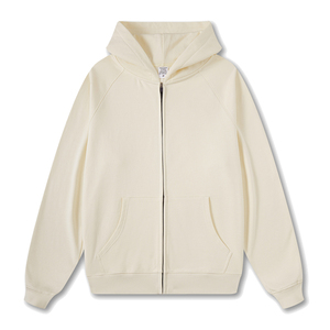 Sudadera con Capucha de Invierno Personalizada 100% Algodón para Hombre, con Cremallera Completa, Tejida, de Color Sólido, Corte Holgado, Impermeable y Ecológica - Product Image 5
