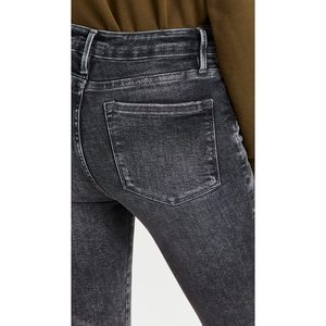FRAME Le One Hughes Jeans Skinny a Vita Alta Taglia 2, Pantaloni in Denim Traspirante Elasticizzato con Vita Bassa e Stile Utility Baggy - Product Image 6