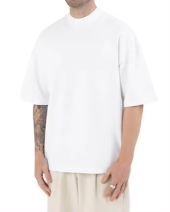 2024 OEM HAUTE Qualité 220 GSM 100% Coton 300GSM Bambou STREET WEAR Surdimensionné T-Shirts fade épais goutte épaule impression t-shirts - Product Image 2