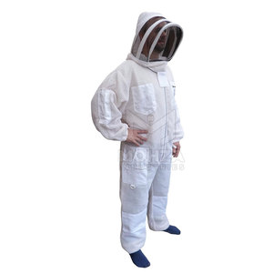 Traje de Apicultura Transpirable Hecho en Pakistán, Traje de Seguridad para Apicultores, Mangas de Poliéster de Alta Calidad, Paquete con Respirador, Unisex - Product Image 3