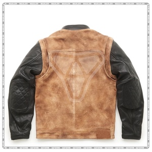Veste de moto en cuir de haute qualité, protection optimale, professionnelle, pour homme, vêtements de moto, veste en cuir pour moto - Product Image 3
