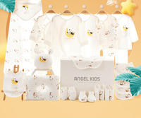 Ensemble de 10 pièces 100% coton personnalisé pour nouveau-nés boîte-cadeau de vêtements pour bébés en coton pur nécessités quotidiennes d'été accessoires de vêtements