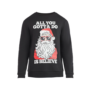 Sweat-shirts à col rond imprimés de qualité supérieure pour hommes, logo personnalisé, coupe ajustée, sweat-shirts décontractés pour hommes de BD - Product Image 4