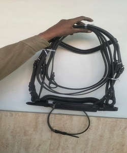 Horse Riding Equipment Leather Bridle <b>Reins</b> at Wholesale Price Equestrian Anatomic Head Collar Best Seller Manufacturer Kanpur - Product Image 3