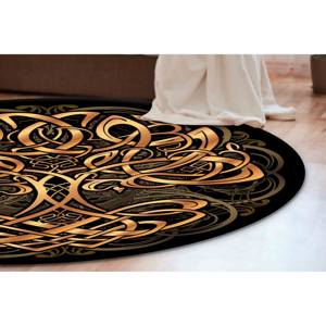 Tapis imprimé - Tapis Arbre de Vie, moderne, facile à nettoyer, cadeau de pendaison de crémaillère, avec tapis à poils doux - Product Image 4