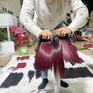 VietNam extension de cheveux humains non transformés os droit vison naturel VietNam faisceau de cheveux bruts vierges en vrac de cheveux humains - Product Image 1