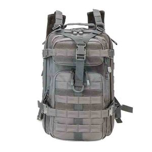 Spofit MOLLE Waterproof Lightweight Tactical <b>Backpack</b> Outdoor Hiking Camping Cycling Zipper Closure <b>Heavy</b> <b>Duty</b> Travel Rucksack - Product Image 2