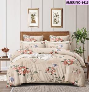 Parure de draps de lit double King Size confortable, 130 GSM, tissu doux et lisse, de haute qualité, durable, pour la chambre à coucher - Product Image 2