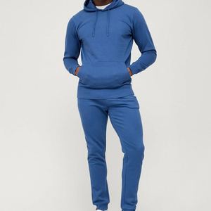 Conjunto Deportivo de Dos Piezas para Hombre, Talla Grande, Sudadera con Capucha y Pantalones Jogger, Transpirable, de Felpa, para Verano e Invierno, Ajuste Delgado, Algodón, Ropa Deportiva Informal - Product Image 1