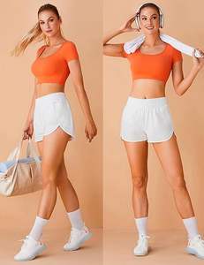 Shorts pour femmes Taille haute Respirant Summer Fashion Sportswear Yoga Running Lounge Streetwear Casual Custom Trendy Brand Clothing - Product Image 5