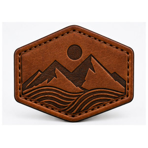 Parches de cuero al por mayor, etiquetas con logotipo personalizado, insignias decorativas para coser en sombreros, manualidades, accesorios de moda y pedidos personalizados - Product Image 1